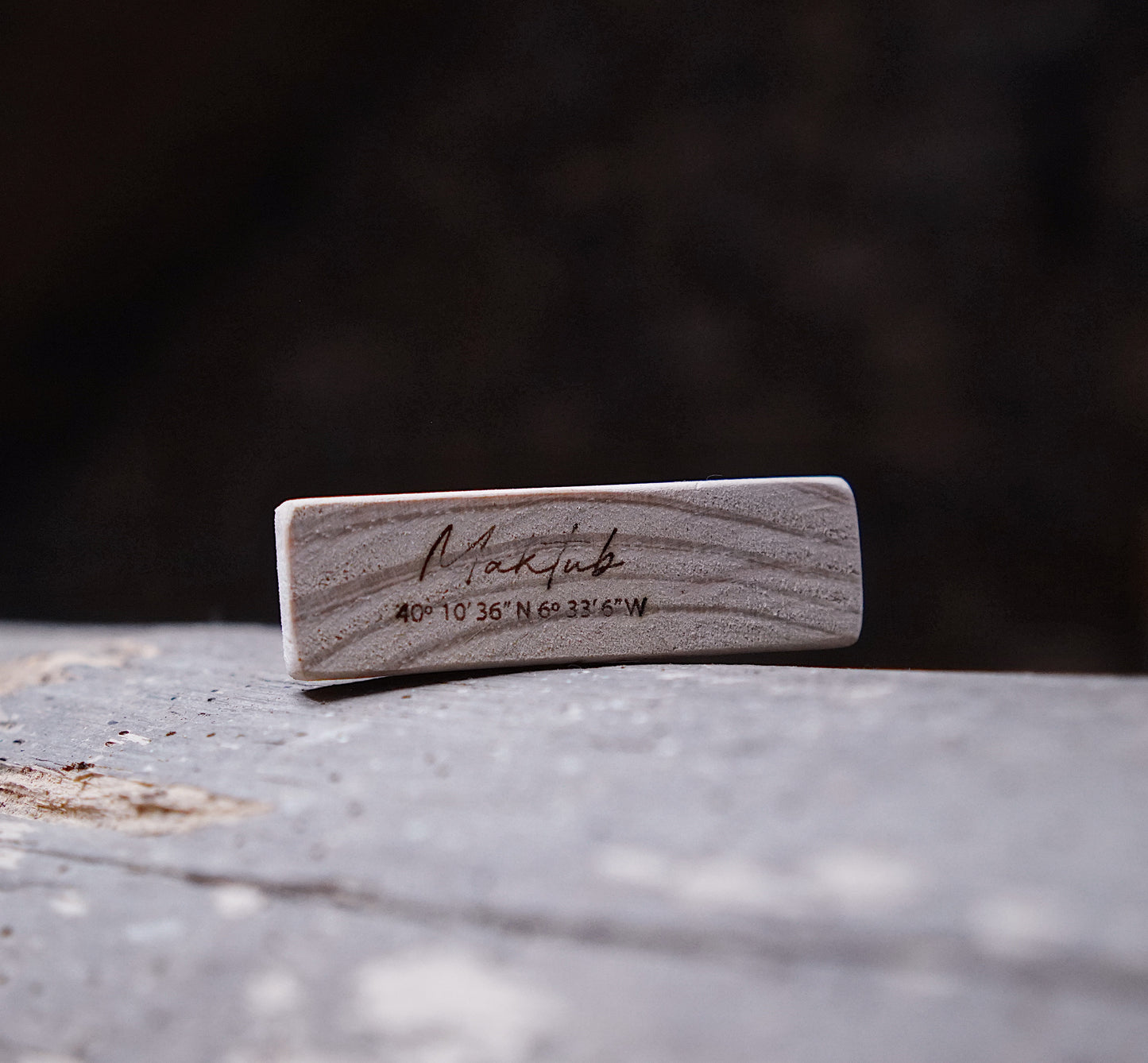 Llavero personalizado en madera